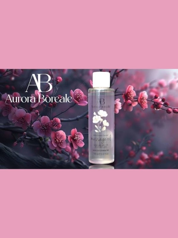 Aurora Boreale Beyaz Çiçek Aromalı Masaj Yağı 150 ML - Görsel 2