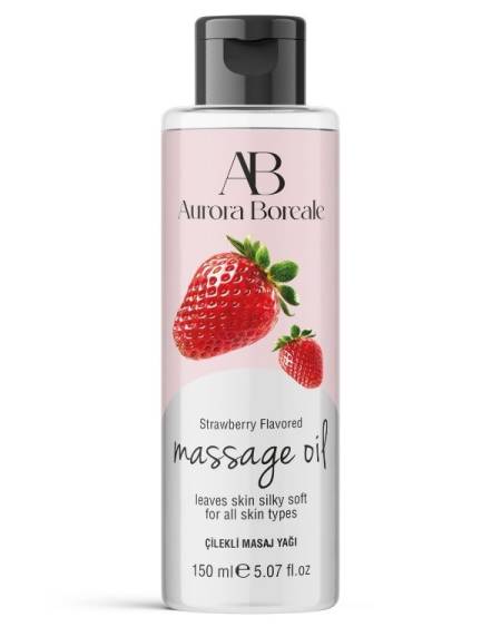 Aurora Boreale Çilek Aromalı Masaj Yağı 150 ML