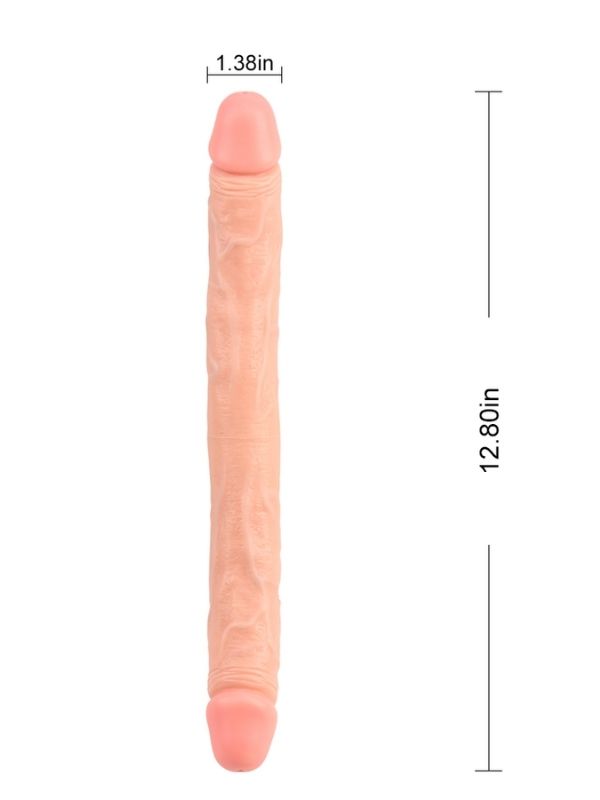 Ballsy Super Cock Ladybro Love Çift Taraflı Dildo - Görsel 3