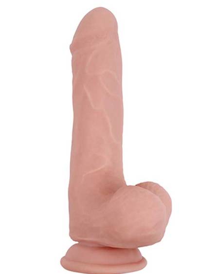 Bottomless Pleasure Kıkırdaklı Gerçekçi Dildo - 20cm Ten
