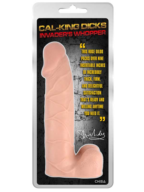 Cal-King Dicks Invader's Whopper Büyük Dildo - 36.2cm Ten - Görsel 2