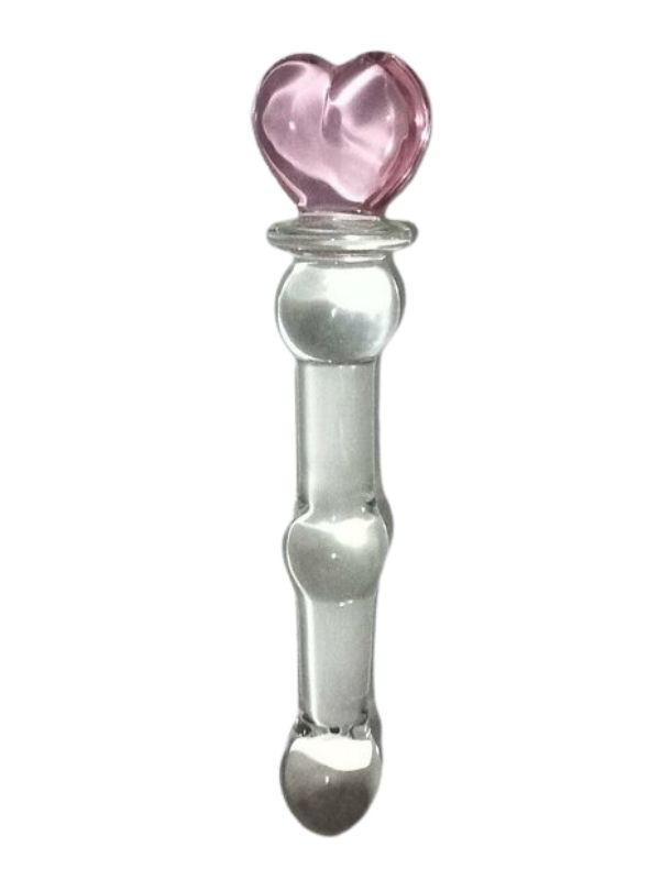 CENSAN 17cm Boğumlu Cam Dildo - Görsel 2