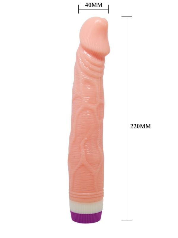 Censan 22cm Titreşimli Realistik Vibratör Penis - Görsel 4