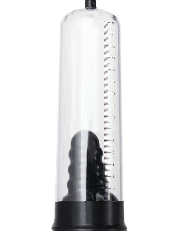 Censan 3 halkalı Penis Pompası PVC Şeffaf 20,5 cm - Görsel 2