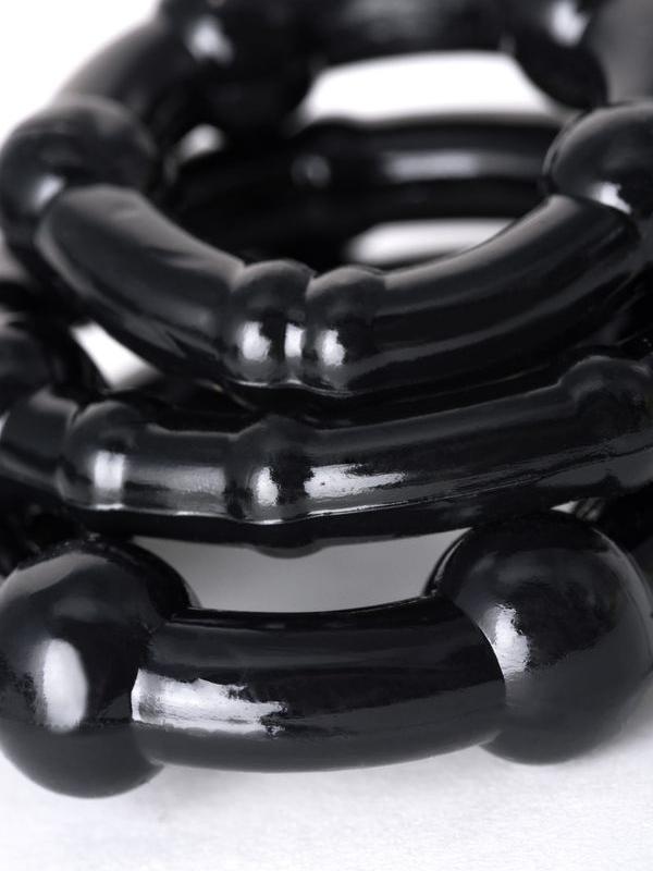 Censan 3 halkalı penis pompası TPE transparan 23,5 cm - Görsel 4