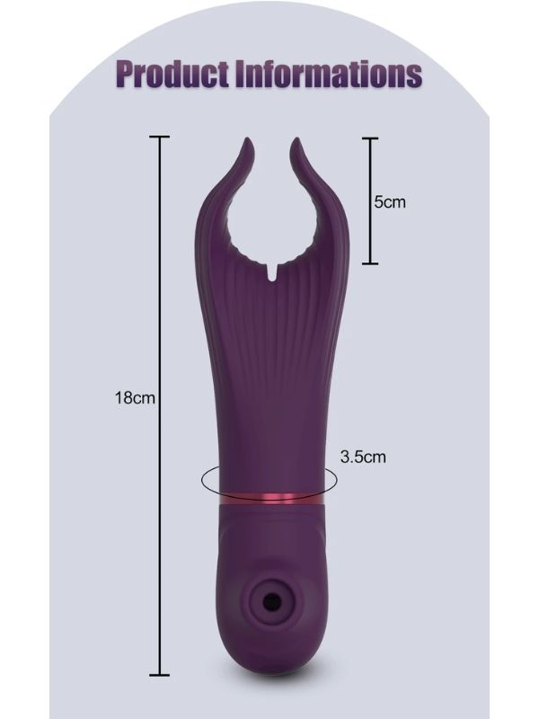 Censan 3'u 1 Arada Güçlü Meme, Vajina, Klitoris Stimülatörü, Çiftler için Vibratör - Görsel 5