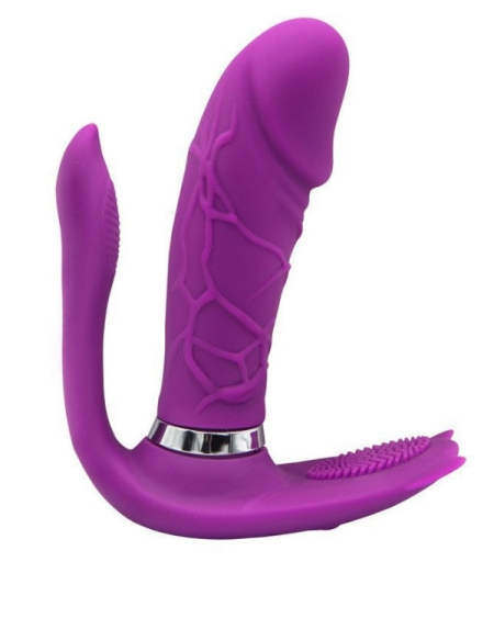 Censan 3’ü 1 Arada Uzaktan Kumandalı Giyilebilir Clitoris ve G-Spot Titreşimli Vibratör