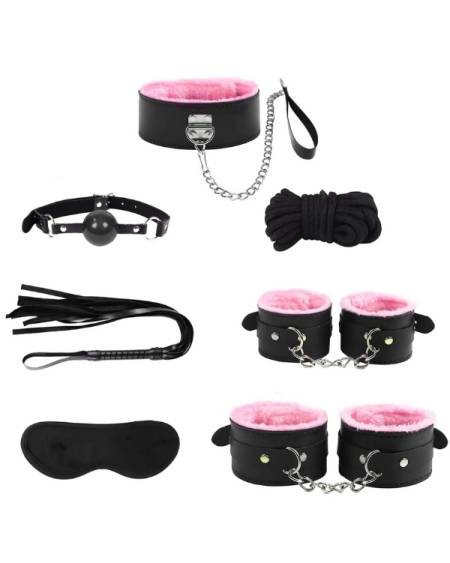 Censan 7 Parçalı Fetiş Set Pembe