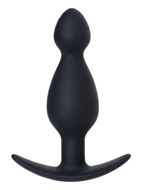 CENSAN Anal Plug boyut M silikon siyah 11,5 cm - Görsel 2