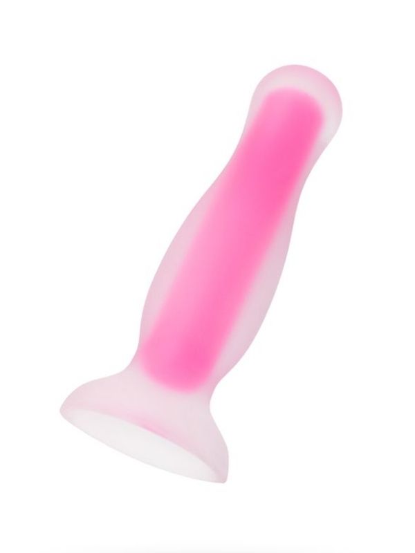 CENSAN Beyond Cain Glow Gece Parlayan Anal Plug , Silikon, Şeffaf, 10 cm - Görsel 2