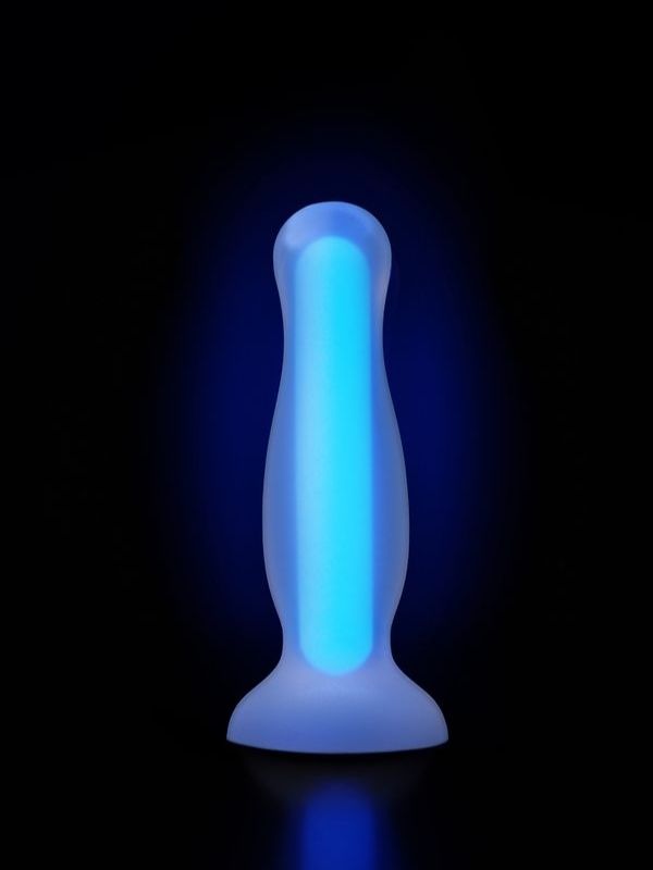 CENSAN Beyond Kyle Glow Gece Parlayan Anal Plug , Silikon, Şeffaf, 10 cm - Görsel 2