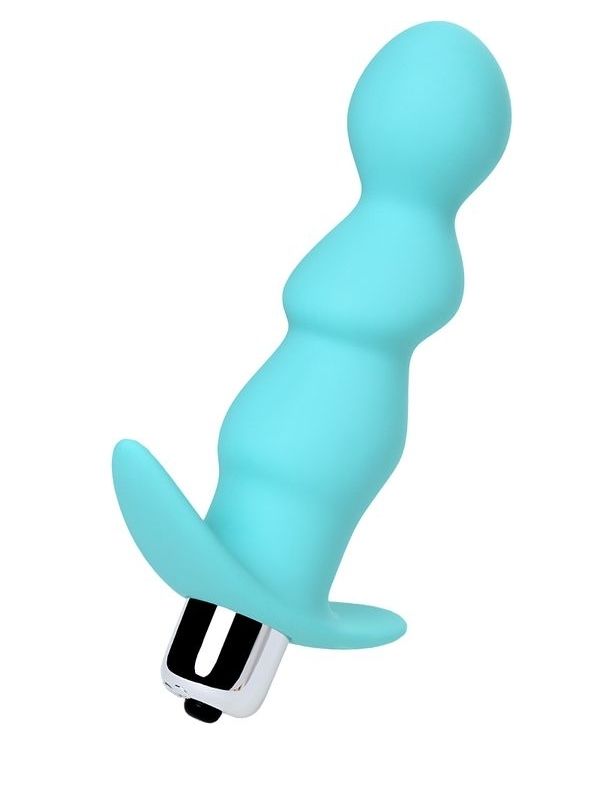 Censan Bland Anal Vibratör Plug Mavi 12 cm - Görsel 4