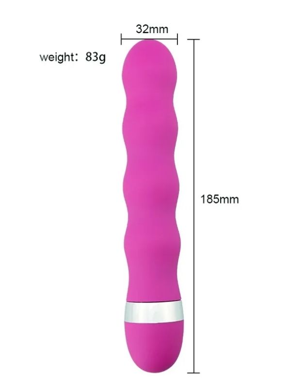 Censan Boğumlu Pembe Vibratör - Görsel 2