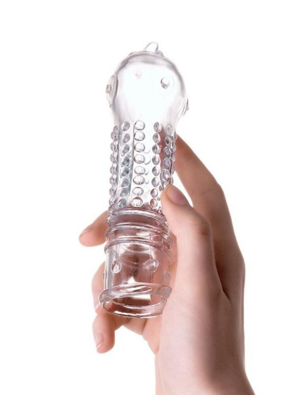 Censan Boyn Penis Kılıfı TPR Şeffaf 14,7 cm - Görsel 2