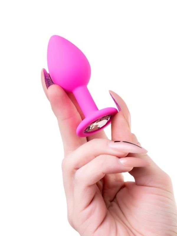 Censan Brilliant Anal Plug Pembe 7 cm 50 g - Görsel 5