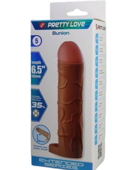 Censan Bunion Gerçek Hissiyatlı Uzatıcı Penis Kılıfı Brown