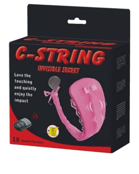Censan C-String İnvisible Secret Giyilebilir Kumandalı Vibratör Mor