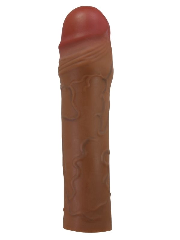 Censan Chane Gerçek Hissiyatlı Uzatıcı Penis Kılıfı Brown - Görsel 3
