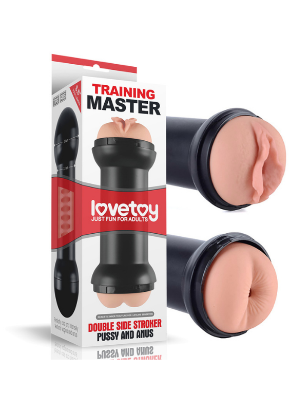 Censan Çift Girişli Training Master Double Side Stroker Pussy and Anus