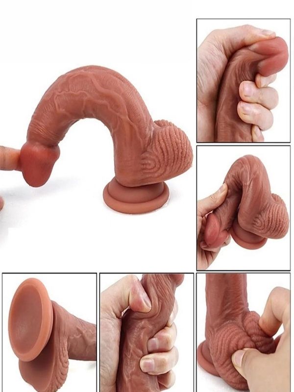 CENSAN Çift Katmanlı Realistik Dildo - Görsel 3