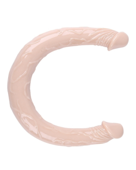 Censan Çift Taraflı Esnek Dildo 40 cm – Gerçekçi Dokulu Ten Renk