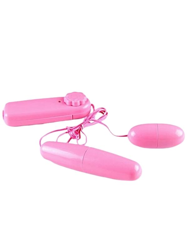 CENSAN Çiftli Pembe Kumandalı Yumurta Vibratör - Görsel 2