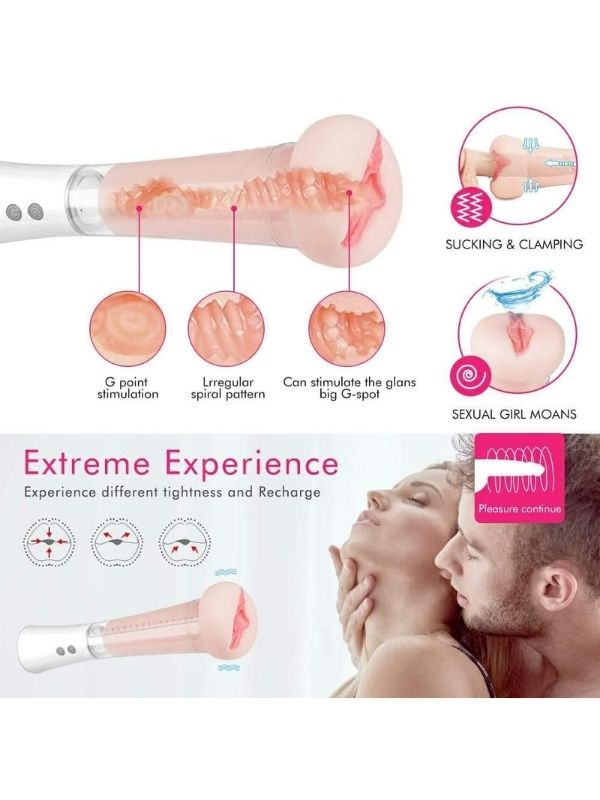 Censan Cyber Penis Pompası ve Elektrikli Vajina Mastürbatörü - Görsel 3