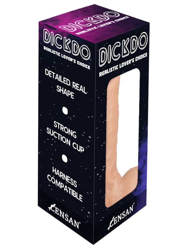 Censan Dickdo Gerçekçi Testisli Dildo Penis 21cm - Görsel 2