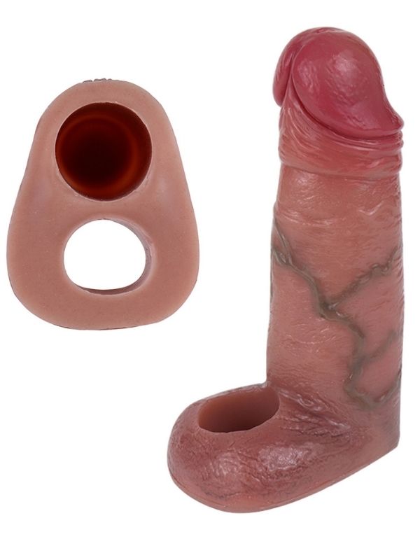 Censan Dolgulu Testis Geçmeli Penis Kılıfı Model no: S8101 - Görsel 3