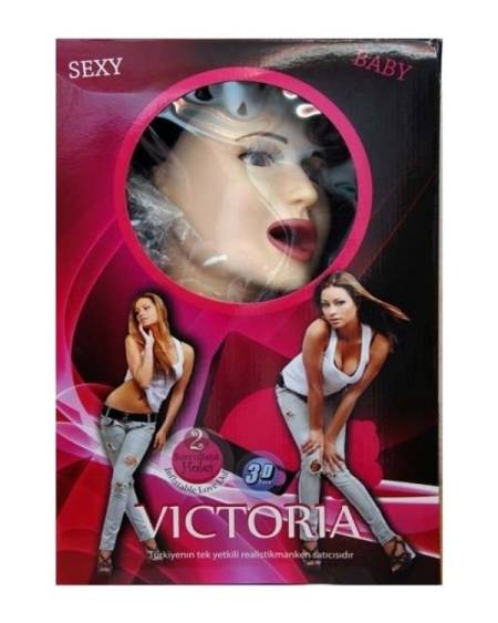 Censan Esmer Victoria Büyük Boy Titreşimli Sesli Realistik Şişme Kadın
