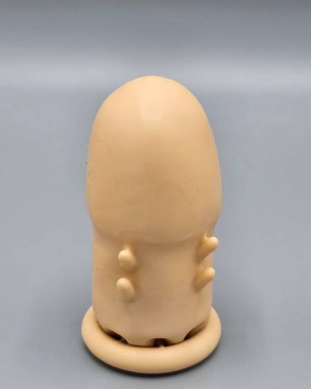 CENSAN Extender Cap Sitabella Penis Kılıfı, 2.5 inç, antenli, lateks