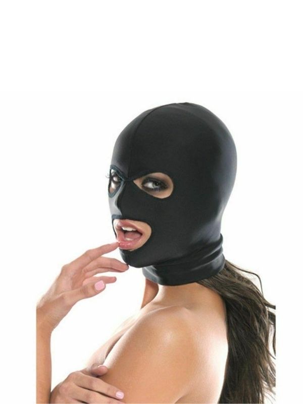 Censan Fantezi Fetish Maske Siyah