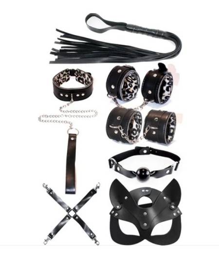 Censan Fetiş Siyah Leopar Set 7 Parça