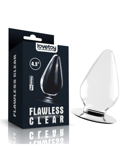 Censan Flawless Clear Anal Plug 4.5 İnç