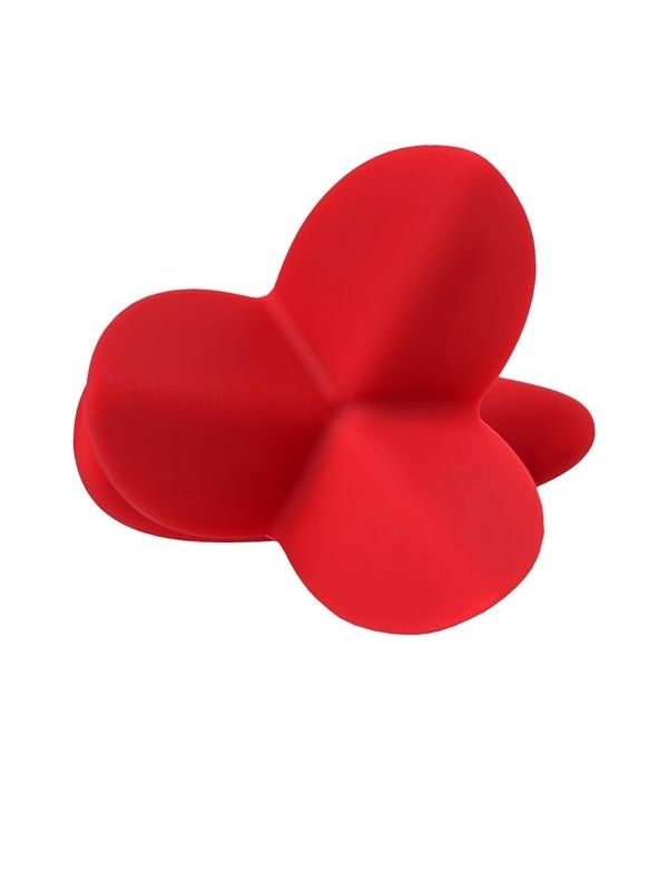 Censan Flower Genişleyen Anal Plug Kırmızı 9 cm - Görsel 4