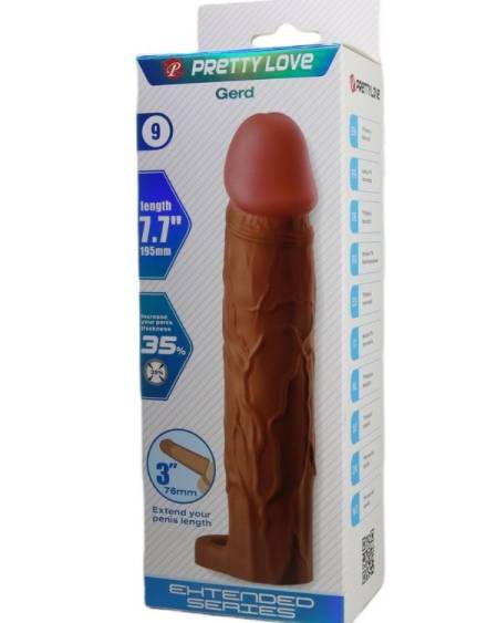 Censan Gerd Gerçek Hissiyatlı Uzatıcı Penis Kılıfı Brown