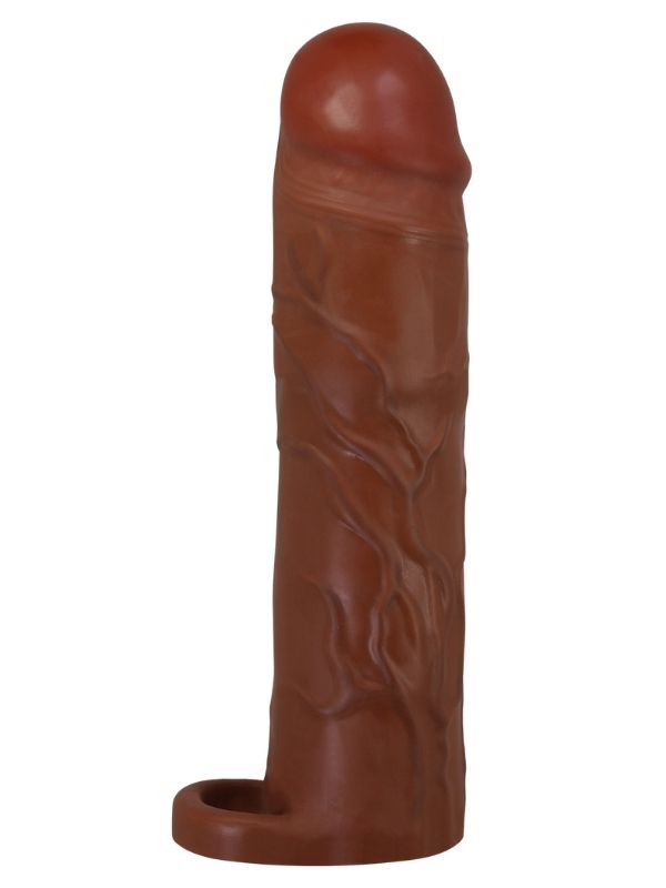 Censan Gerd Gerçek Hissiyatlı Uzatıcı Penis Kılıfı Brown - Görsel 3