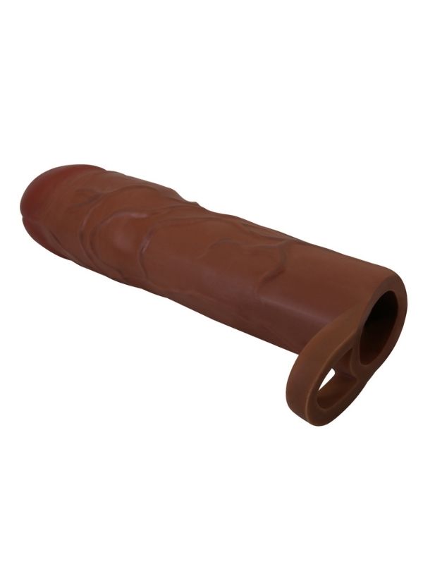 Censan Gerd Gerçek Hissiyatlı Uzatıcı Penis Kılıfı Brown - Görsel 5