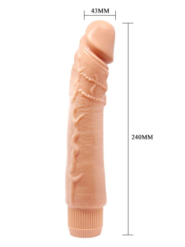 Censan Güçlü Titreşimli 24 cm Realistik Vibratör - Görsel 4