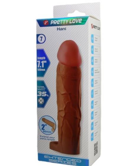 Censan Hani Gerçek Hissiyatlı Uzatıcı Penis Kılıfı Brown