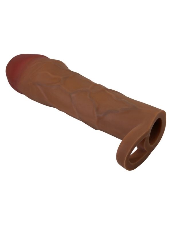 Censan Hani Gerçek Hissiyatlı Uzatıcı Penis Kılıfı Brown - Görsel 5