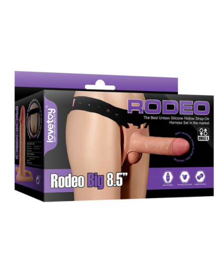 Censan Ingen Rodeo Hollow Big Strapon Set 8.5 inç