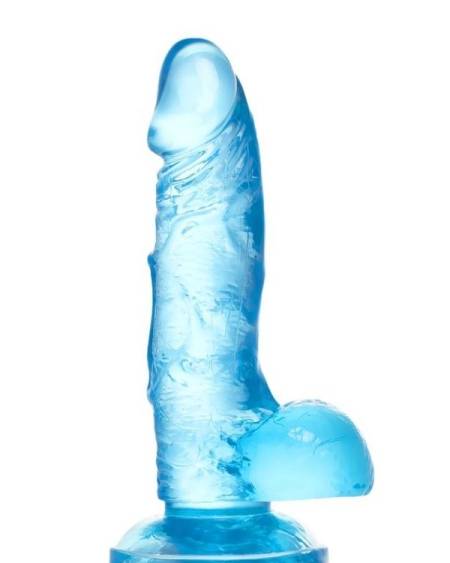 CENSAN Jel Dildo Mavi 15,8 cm
