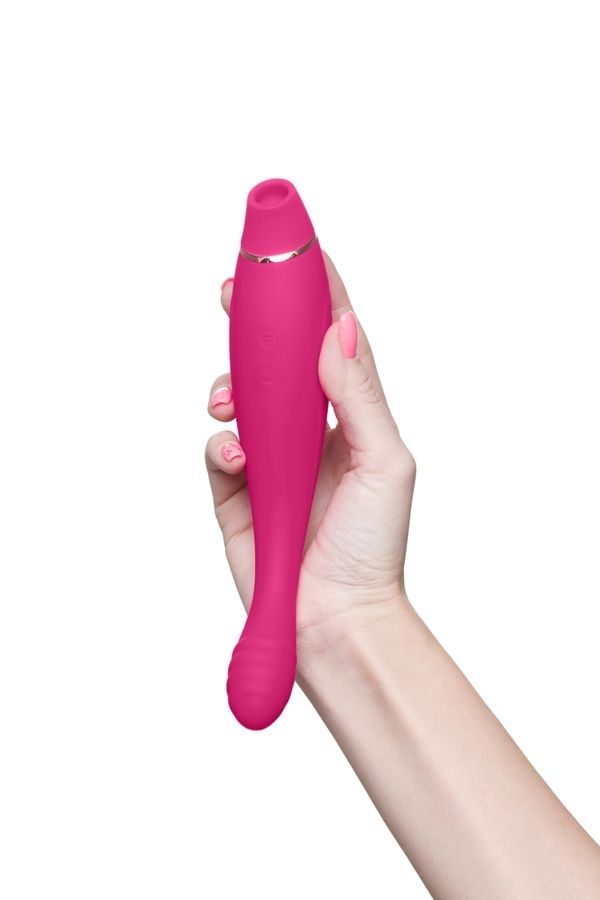 Censan Jos Danvi Vakumlu ve Titreşimli Pembe Vibratör - Görsel 4