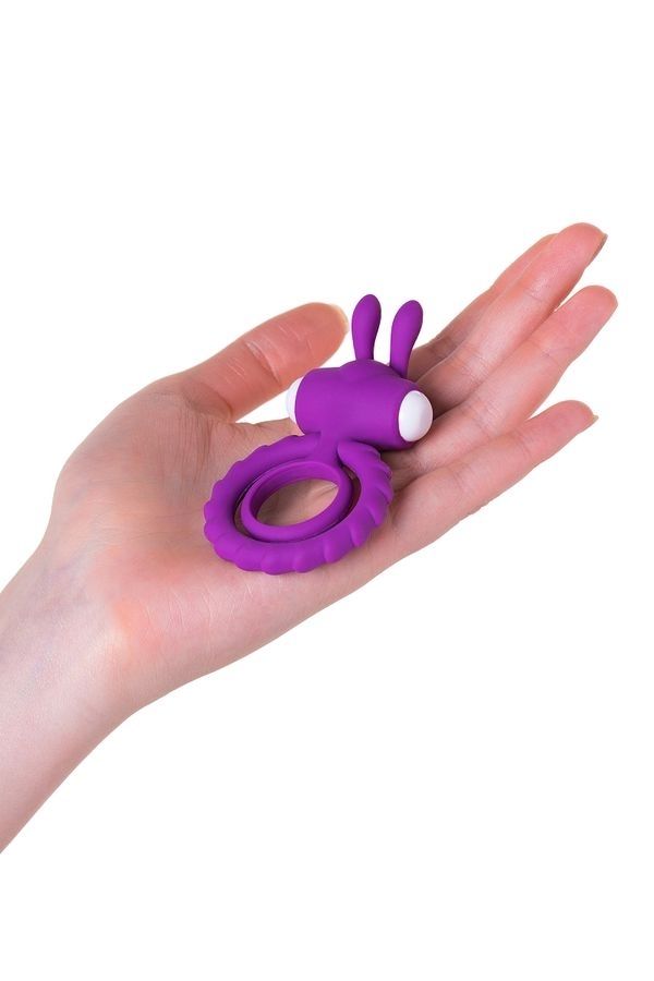 Censan Jos Good Bunny Titreşimli Mor Penis Halkası - Görsel 2