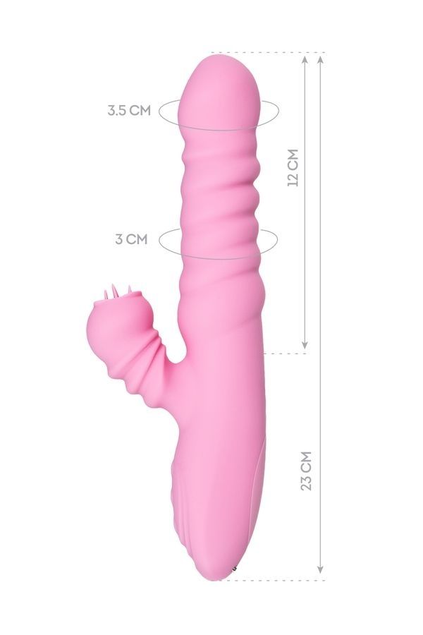 Censan Jos Lixy Yukarı Aşağı ve Isıtma Fonksiyonlu 23cm Vibratör - Görsel 2