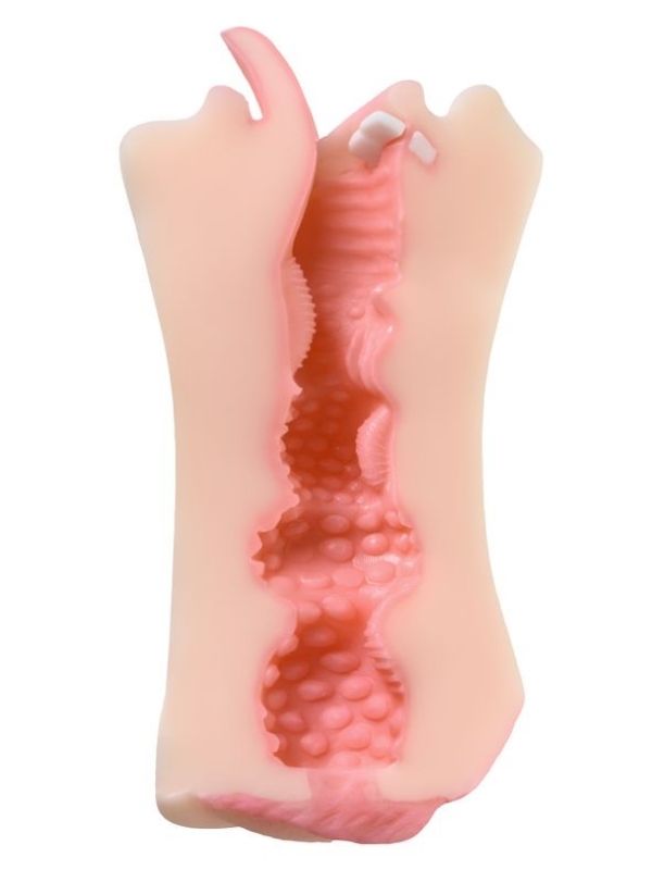 Censan Juicy Pussy Masturbator Realistik Fruity Tongu, Ağız ve Vajina TPE Ten 19 cm - Görsel 5