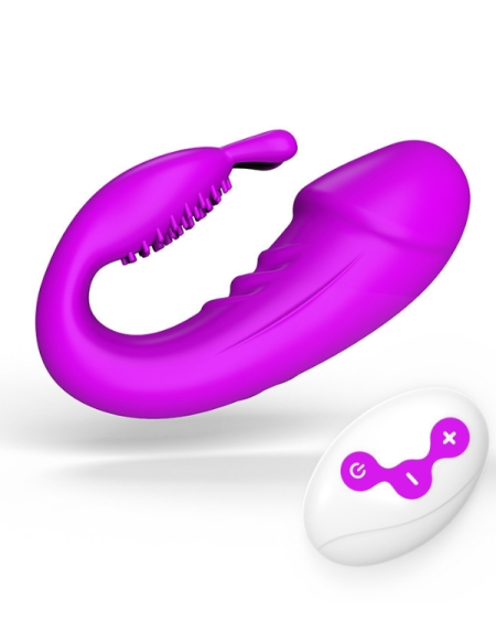 Censan Kablosuz Kumandalı Şarjlı 2 in 1 Giyilebilir Rabbit Mini Vibratör
