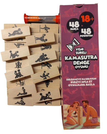 Censan Kamasutra Denge Oyunu  48 Pozisyonlu Yetişkin Eğlence Oyunu
