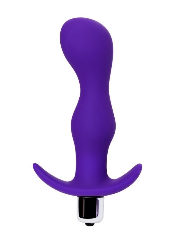 CENSAN Kamet Anal Vibro Plug Beden L  mor 14 cm - Görsel 2
